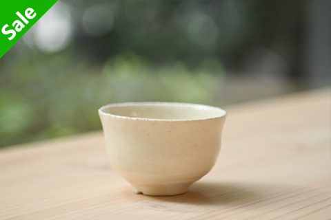 白磁茶杯酒杯（鹤野启司）