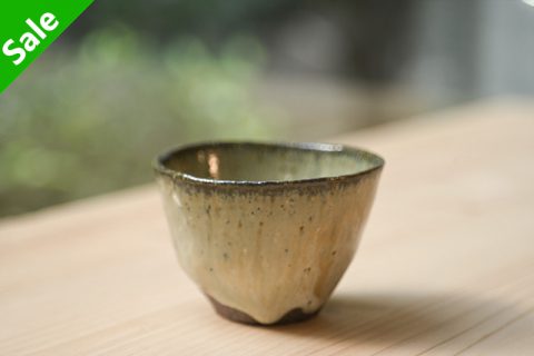 蒿灰釉茶杯酒杯（鹤野启司）