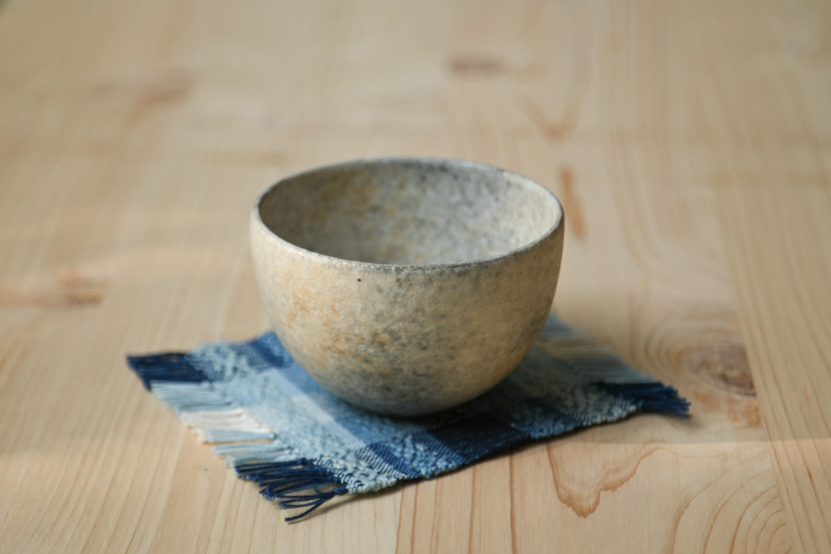 手织本染杯垫(石上夫妇)