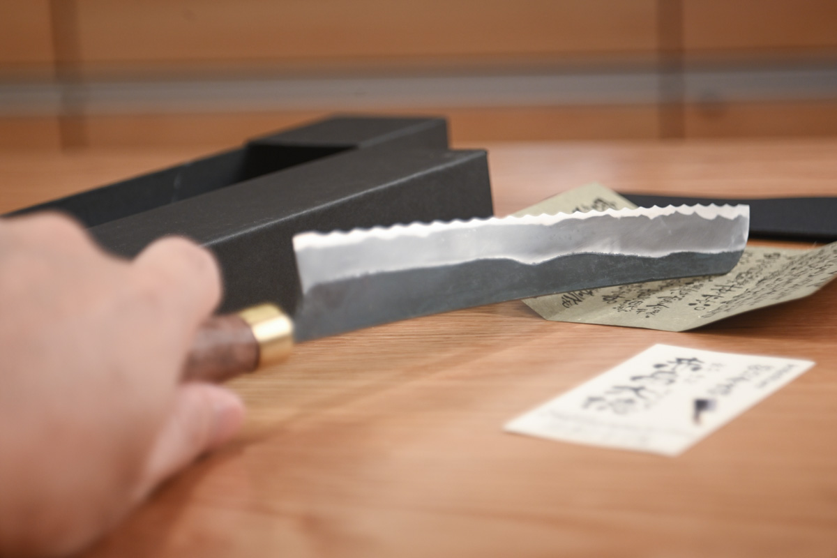 黑打面包刀 21cm（赤畠大德）